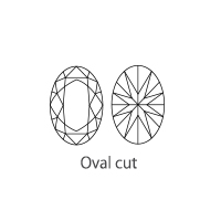 オーバルカット