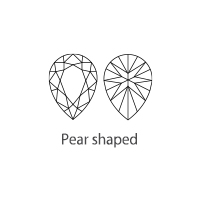 ペアシェイプカット