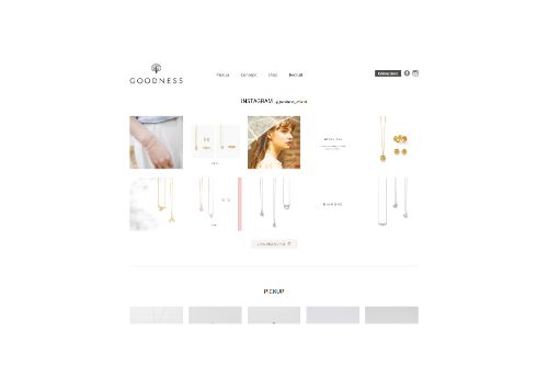 GOODNESSのサイトイメージ