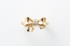 イザナミ：K18 ダイヤモンド リング